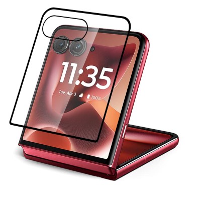 For Motorola Edge 2025 Full Edge Curved Clear Tempered Glass