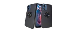 For Motorola Moto G Power 5G 2025 Sturdy Bracket Kickstand Magnetic Hybrid - Black