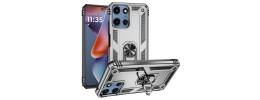 For Motorola Moto G Power 5G 2025 Sturdy Bracket Kickstand Magnetic Hybrid - Grey