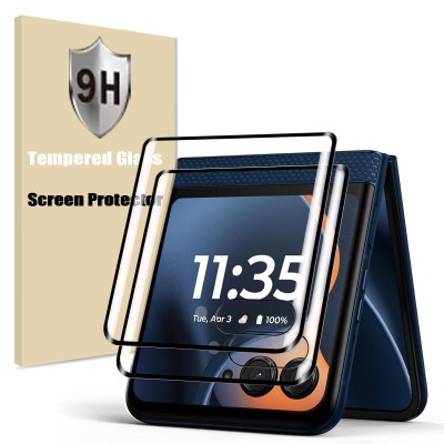 For Motorola Razr 2025 2024 Privacy Curved Edged Tempered