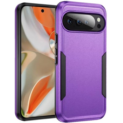 For Pixel 10 Pro XL Tough Hybrid Case - Purple