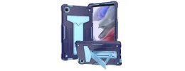 For Samsung A9 Plus 11 inch Tablet Vertical 3in1 Tough Hybrid Kickstand - NavyBlue/Blue