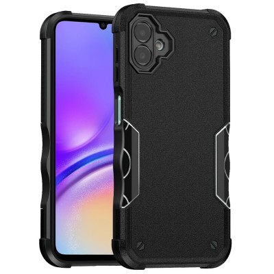 For Samsung A06 Exquisite Tough Shockproof Hybrid - Black