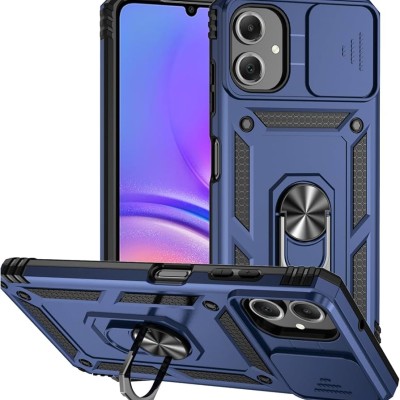 For Samsung A06 Well Protective Magentic Ring Stand Camera Protective - Blue