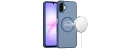 For Samsung A16 5G [Magnetic Circle] Smooth Safe Matte Feel Hybrid Case - Navy Blue