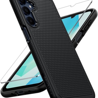 For Samsung A16 5G Tough Hybrid Case - Black