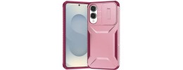For Samsung A16 5G Ultimate U Design Hybrid with Camera Window Covering - Pink+Teal