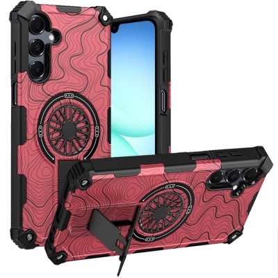 For Samsung A17 5G CD Texture Design Magnetic Car Mount  Friendly HQ Hybrid - A