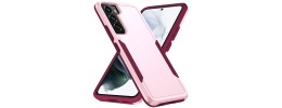 For Samsung A17 5G CHROME HQ Rotational Magnetic Ring Hybrid - Light Pink