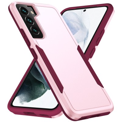 For Samsung A17 5G CHROME HQ Rotational Magnetic Ring Hybrid - Light Pink