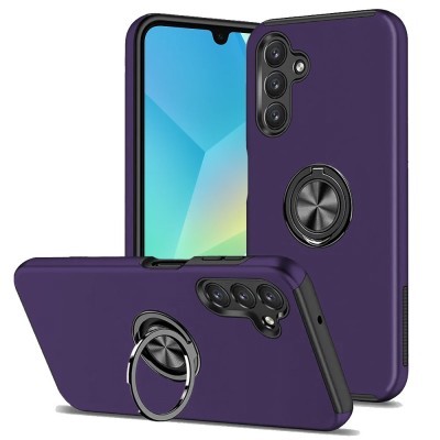 For Samsung A17 5G Loop Hybrid with [Magnetic Ring Circle] 360 degrees Rotational Kickstand Case Cover - Light Purple