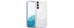 For Samsung A17 5G Magnetic Matching Ring Stand Full Rotation Matte Hybrid - Grey