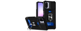 For Samsung A17 5G Metal Diamond CD Pattern Design Matte Finished Hybrid with Rotational Ring [Car Mount Friendly] Case - 10