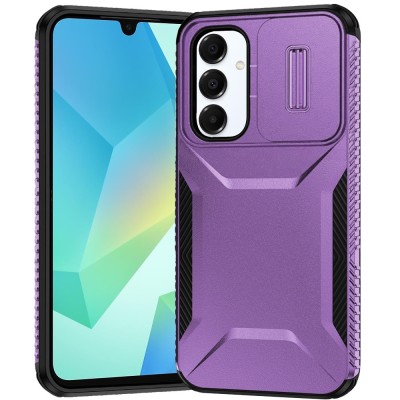 For Samsung A17 5G Tough Hybrid Case - Purple