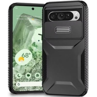 For Samsung A17 5G Ultimate U Design Hybrid with Camera  Window Covering - Black