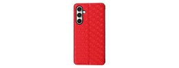 For Samsung A17 5G Wallet ID Card Holder Case Cover - Red