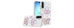For Samsung A17 5G Resin Epoxy Design Diamond Metal Edged Hybrid Case - K