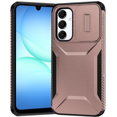 For Samsung A17 5G Ultimate U Design Hybrid with Camera  Window Covering - Rose Gold