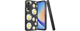 For Samsung A35 5g Tough Strong MetKase Hybrid (Magnet Mount Friendly) Case Cover - Mystical Floral Boom