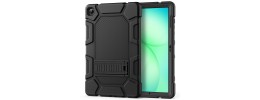For Samsung A9 Plus 11 inch Tough Tablet Strong Kickstand Hybrid Case Cover - Black