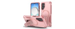 For Samsung A17 5G Sturdy Bracket Kickstand Magnetic Hybrid - Pink