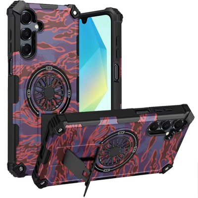 For Samsung A16 5G CD Texture Design Magnetic Car Mount  Friendly HQ Hybrid - F