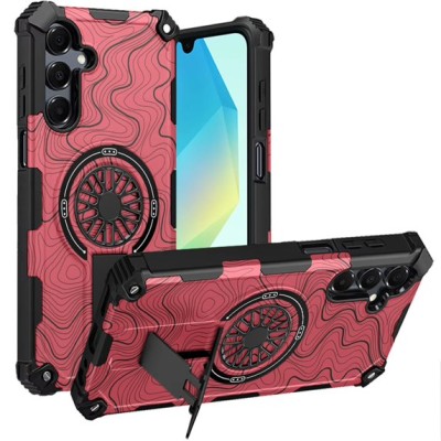 For Samsung A16 5G CD Texture Design Magnetic Car Mount  Friendly HQ Hybrid - A