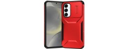 For Samsung Galaxy A26 Ultimate U Design Hybrid with Camera Window Covering - Red