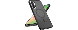 For Samsung Galaxy A36 / A56 CD Texture Design Magnetic Car Mount Friendly HQ Hybrid - Black