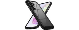 For Samsung Galaxy A36 Ultimate U Design Hybrid with Camera Window Covering - Black