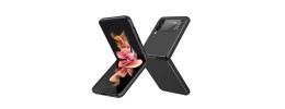 For Samsung Galaxy Z Flip 4 Flip Snap On Premium Matte Finish Case Cover - Black