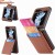 For Samsung Galaxy Z Flip 5 Card Slot Wallet Holder Case Cover - Brown
