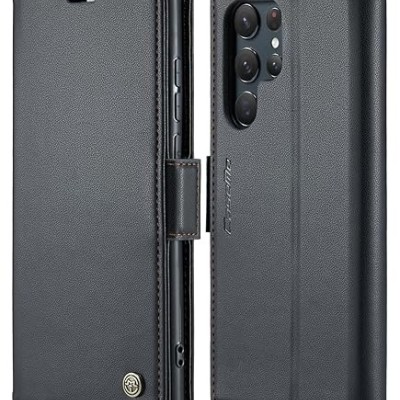 For Samsung Galaxy s20 s11e 6.2inch Wallet ID Card Holder - Black