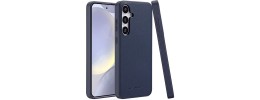 For Samsung Galaxy s24 Plus METKASE Apple-Peel Stick PU Leather [Magnetic Circle] Premium Hybird Case - Dark Blue