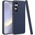 For Samsung Galaxy s24 Plus METKASE Apple-Peel Stick PU Leather [Magnetic Circle] Premium Hybird Case - Dark Blue