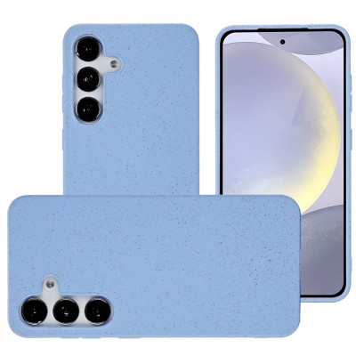 For Samsung Galaxy s24 Plus METKASE Bio-Degradable [WHEAT FIBER MATERIAL] Design Case - Light Blue