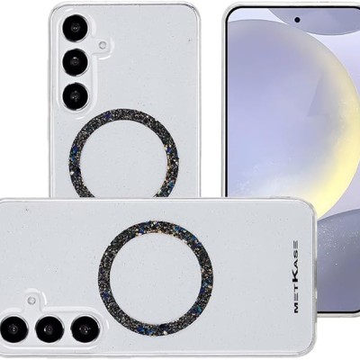 For Samsung Galaxy s24 Plus METKASE Double Protection IMD Design Pattern [Magnetic Circle] Premium Case - Epoxy Design