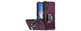 For Samsung Galaxy s24 Ultra OPTIMUM Magnetic Ring Stand Hybrid Case Cover - Dark Purple