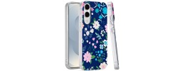 For Samsung Galaxy s25 Edge Double Layer Design IMD TPU Case - Galaxy Floral