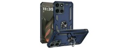 For Samsung Galaxy s25 Edge Sturdy Bracket Kickstand Magnetic Hybrid - Blue