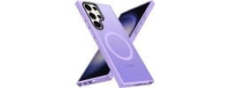 For Samsung Galaxy s25 Edge Ultimate U Design Hybrid with Camera Window Covering - Purple