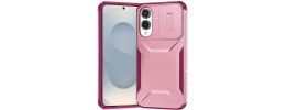 For Samsung Galaxy s25 Edge Ultimate U Design Hybrid with Camera Window Covering - Rose Gold