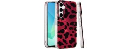 For Samsung Galaxy s25 Ultra Glitter Double Layer Design IMD TPU Case - Beauty Leopard