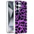 For Samsung Galaxy s25 Ultra Glitter Double Layer Design IMD TPU Case - Purple Leopard
