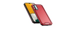 For Samsung A13 5G Rank Tough Strong Modern Fused Hybrid Case Cover - Red