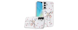 For Samsung A16 5G Resin Epoxy Design Diamond Metal Edged Hybrid Case - J