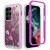 For Samsung S23 Plus Exotic ShockProof Design Hybrid Case Cover - Colorful Floral