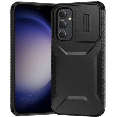 For Samsung S24 FE Ultimate U Design Hybrid with Camera Window Covering - Purple