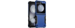 For Samsung Z Flip 7FE / Flip 6 Exquisite Tough Shockproof Hybrid Case Cover - Blue
