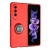 For Samsung Z Fold 6 Chief Premium Matte Magnetic Ring Stand Hybrid Case Cover - Red
